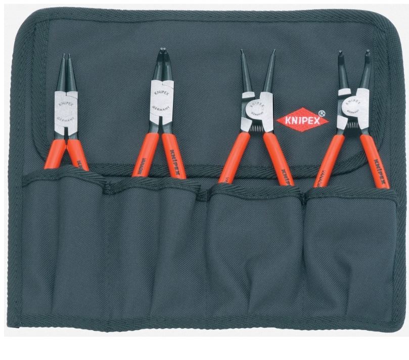 Knipex Circlip Plier Tool Roll Set 4 Piece 001956 Plier and Cutters Knipex