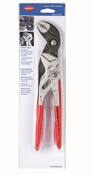 Knipex Plier Wrench & Cobra 2 Piece 003120V03 Plier and Cutters Knipex