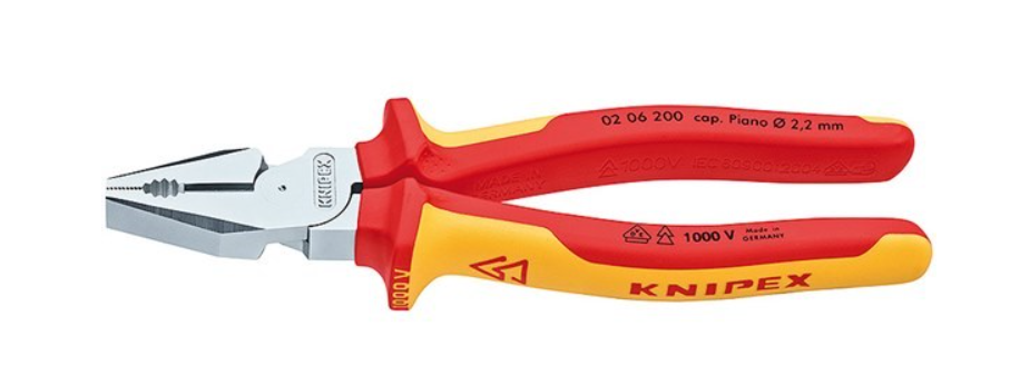 Knipex 1000V Combination Plier 200mm 0206200SB Plier and Cutters Knipex