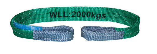 Beaver Flat 2Ply Flat Sling 2000kg x 4mtr- FS-2-2000x4 Slings Beaver