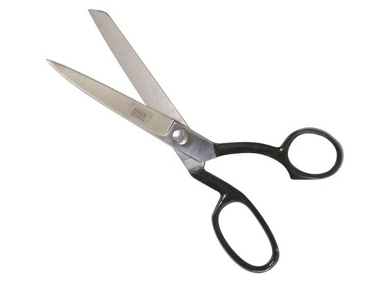 Toledo Dressmaker Shears 200mm Forged Steel Black Handle 1068BU Scissors Toledo