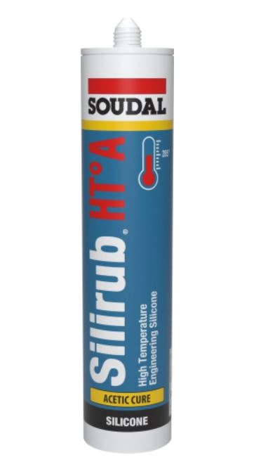 Soudal Silirub HT A Acetic Cure 310ml 108265 x 12 Pick Up In Store Sealant Soudal