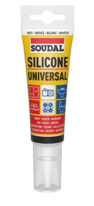 Soudal Universal Silicone 80ml Box of 12 silicone Soudal