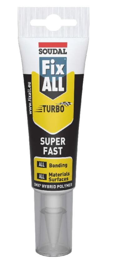 Soudal Fix ALL Turbo White 125ml x 12 131077 Adhesive Soudal