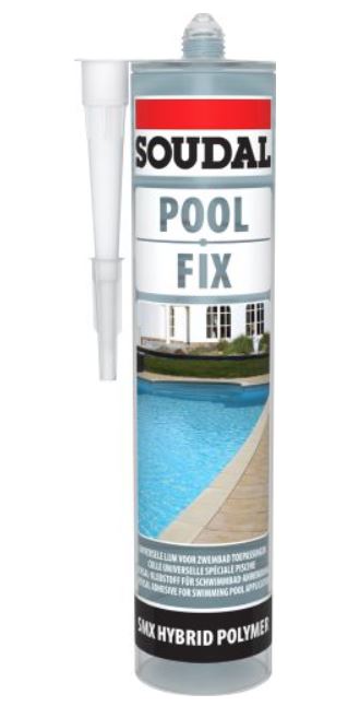 Soudal Pool Fix Crystal Clear 290ml x 12 132196 Pick Up In Store Adhesive Soudal