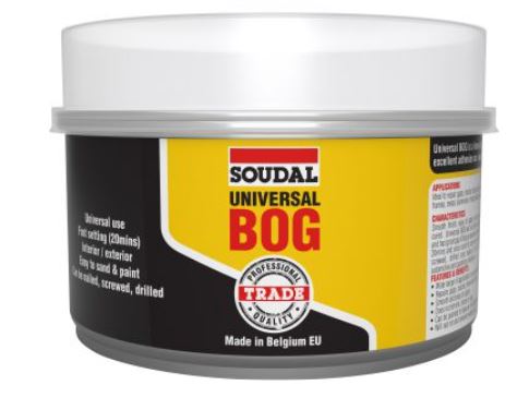 Soudal Universal Bog Filler 1.5kg Ivory x 12 132561 Pick Up In Store filler Soudal