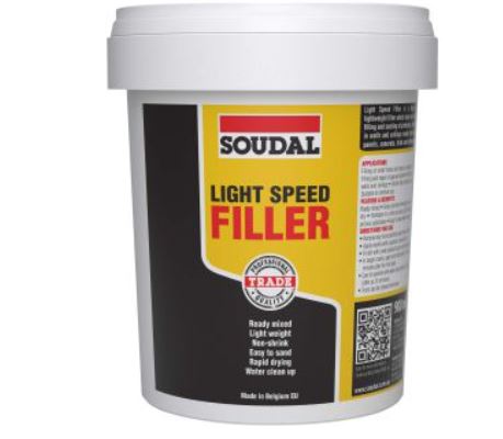 Soudal Light Speed Filler 900ml White x 12 132672 Pick Up In Store filler Soudal