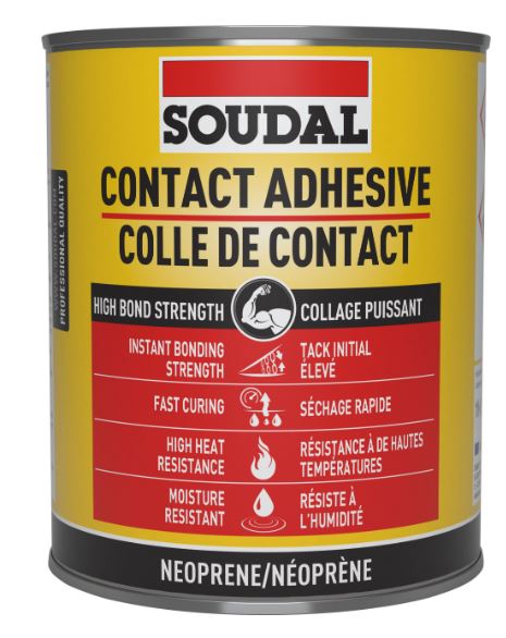 Soudal Contact Adhesive 110LQ 500ml Amber x 12 134658 Pick Up In Store Adhesive Soudal