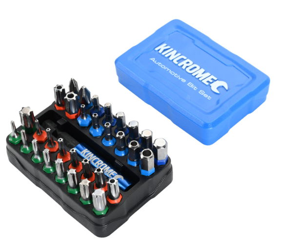 Kincrome Automotive Bit & Holder Set 33 Piece 13652 Drill Bit Kincrome