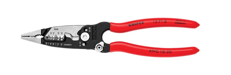 Knipex 200mm Multifunction Wire Stripper American Style 13718 Plier and Cutters Knipex