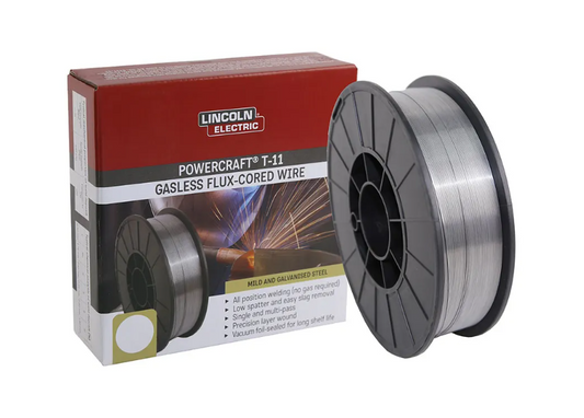 Lincoln Powercraft 0.8mm X 4.5kg T-11 Gasless Flux-Cored Wire 14-110845 Welding Wire Lincoln Electric