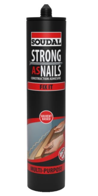 Soudal Strong As Nails Fix It Beige 350gm x 12 144898 Pick Up In Store Adhesive Soudal