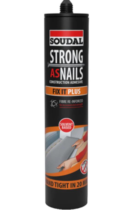 Soudal Strong as Nails Fix It Plus Beige 350gm x 12 144899 Pick Up In Store Adhesive Soudal