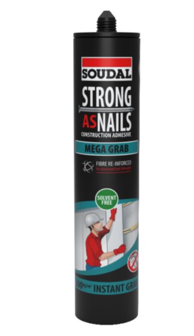 Soudal Strong As Nails Mega Grab Beige 350gm x 12 144900 Pick Up In Store Adhesive Soudal