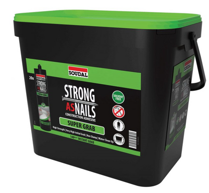 Soudal Strong As Nails Super Grab (Grab & Go Pack) 20 x 350gm 144902 Soudal Soudal