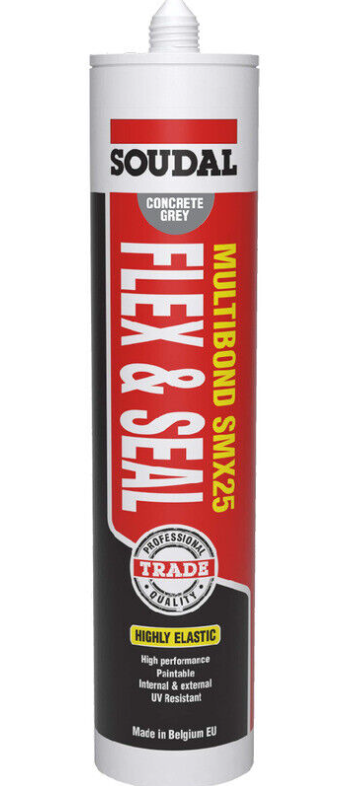 Soudal Multibond SMX25 Flex & Seal 290ml Concrete Grey 152770 Sealant Soudal