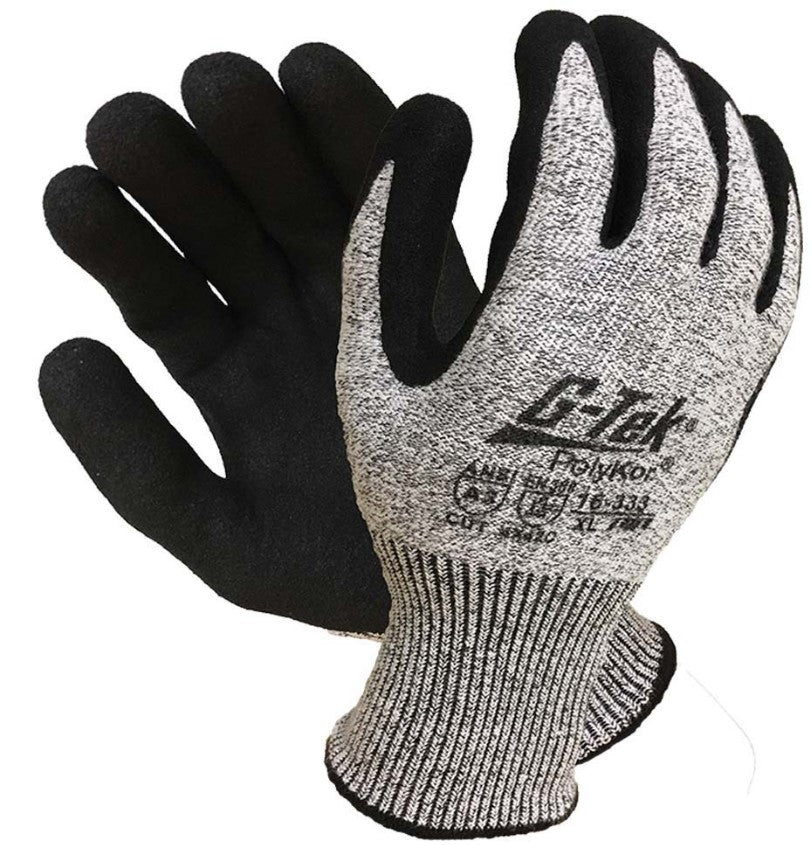 G-Tek Polykor Gloves Cut C 13 Gauge Hppe/Glass Fibre 16-333 Gloves Paramount Safety Products