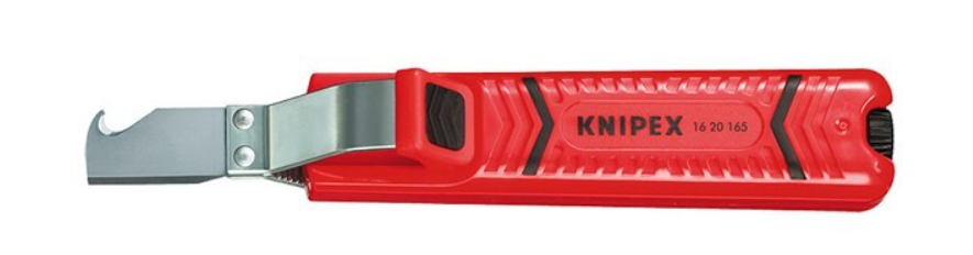 Knipex Cable Knife With Hook Blade 1620165SB Plier and Cutters Knipex