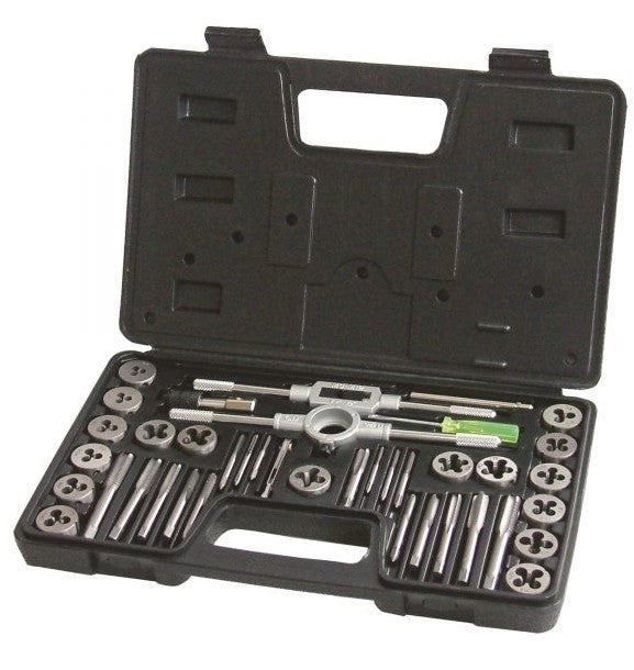 P&N Tap & Die Set Metric Carbon Steel 40 pieces 166044650 Tap & Die Set P&N