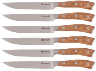 Starrett Professional 6 Piece Steak Knife Set with Case SKK-6WD Knife Starrett