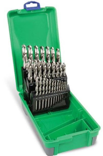 Quick Silver Bordo 1/16-1/2" 29 Piece Bright HSS Jobber Set in ABS Plastic 2006-F3-C18 Drill Sets Bordo