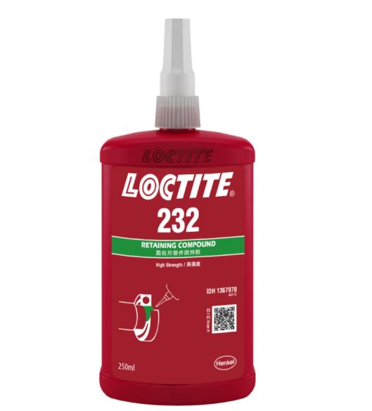 Loctite 232 Retaining Compound Medium Strength Wheel Mount 250ml 232-250ML/LOCTITE Lubricants Loctite