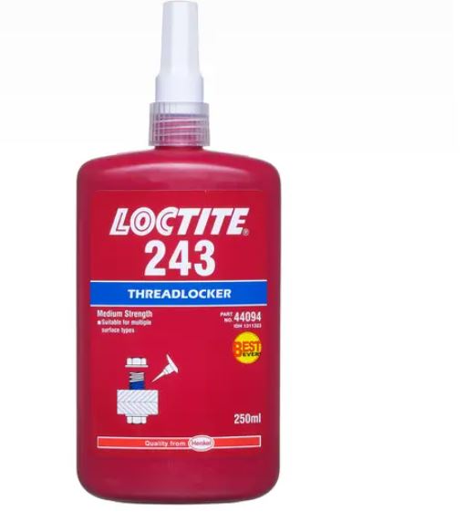 Loctite 243 Threadlocker Medium Strength Blue 250ml 243-250ML/LOCTITE Adhesive Loctite