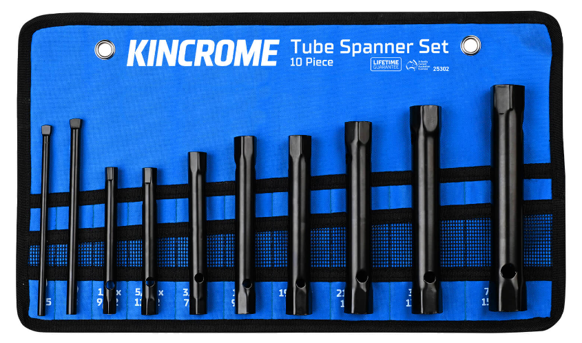 Kincrome Tube Spanner Set 10 Piece Imperial 25302 Spanner Set Kincrome