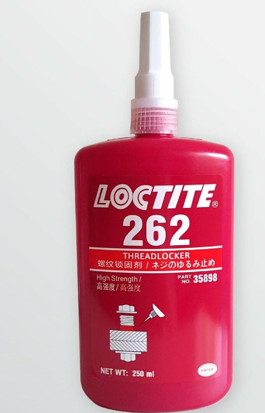 Loctite 262 Threadlocker High Strength MIL-Spec Red 250ml Bottle 262-250ML/LOCTITE Adhesive Loctite