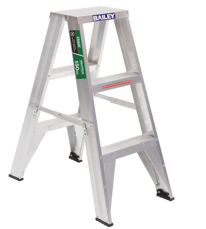 Bailey Trade Double Sided 3 Step Stepladder 0.9m 150kg FS13428 Ladder Bailey