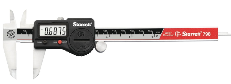 Starrett 150mm Electronic Caliper / Vernier 798B-6/150 Tape Measure Starrett