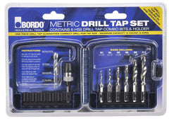 Bordo Drill & Tap Combo Set M3, 4, 5, 6, 8, 10 3010-S1