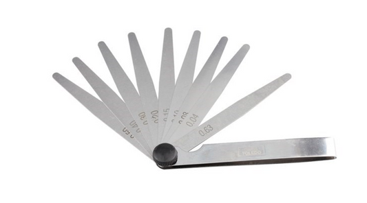 Toledo Tapered Feeler Gauge 10 Blade Metric (0.04–0.63MM) 301159 gauge Toledo