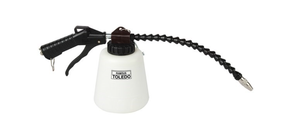 Toledo Spray Cleaning Gun Flexible Head Pneumatic 1 Litre 305165 Cleaning Gun Toledo