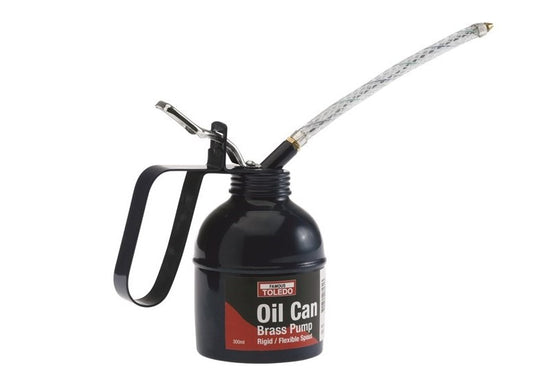 Toledo Oil Can Lever Type Rigid & Flexible Spout 300ml 305258 oil can Toledo