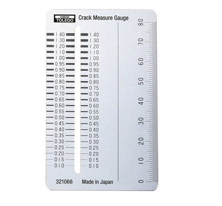 Toledo Crack Measure Gauge 80mm 321066 Measure Gauge Toledo