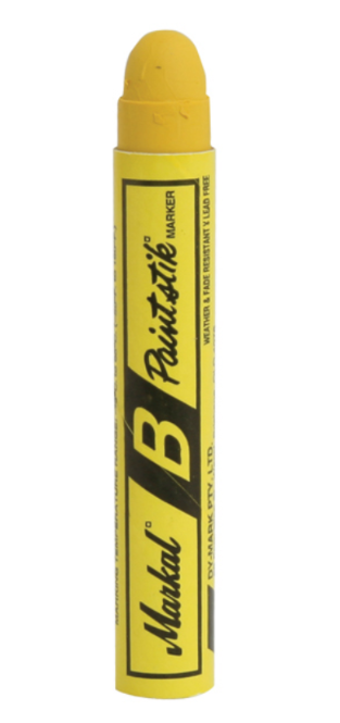 Markal Paintstik B Yellow Dy-Mark 34011205 Paint Marker Dy-Mark