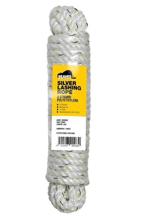 Beaver Silver Lashing Rope 10mm 347010HD rope Beaver