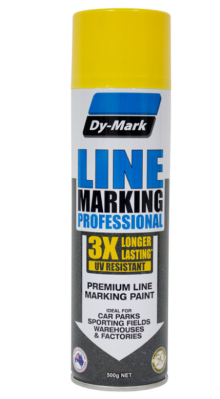 Dy-Mark Line Marking Professional Yellow Aerosol 41025005 Dy-Mark Dy-Mark