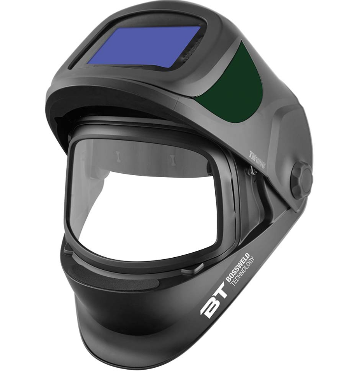 Bossweld Bt / Tecmen Flip Front Welding Helmet Iexp 950s Matt Black 703110 Welding Helmet Bossweld