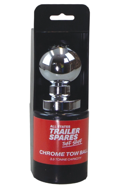 All States Trailer Spares Chrome Tow Ball 3.5Tn R1830 Tow Ball All States Trailer Spares