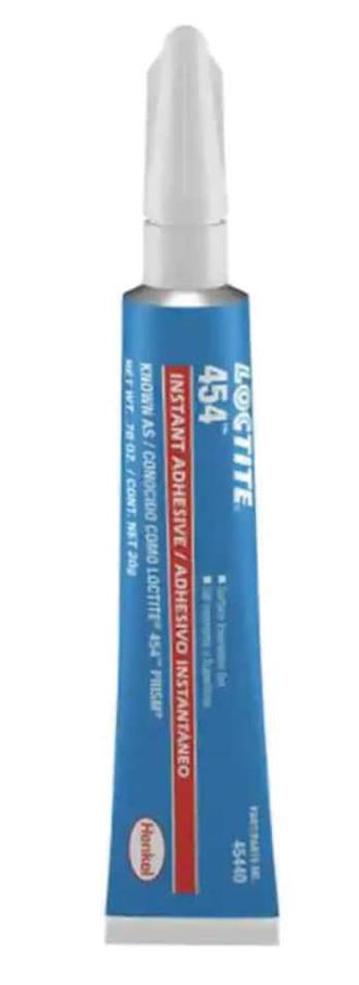 Loctite 454 Instant Adhesive Non-Drip-Gel 20gm 454-020G/LOCTITE Adhesive Loctite