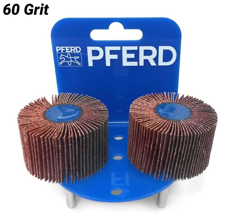 PFERD Fan Grinder 2-Pack 50 x 30mm F5030 Aluminium Oxide 60 Grit 47800135 Abrasive Pferd