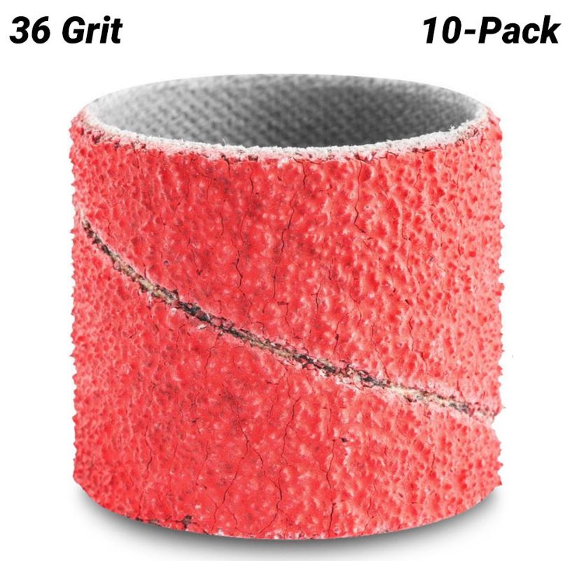 PFERD Spiral Sanding Band 10-Pack 25mm x 25mm 36 Grit KSB2525 CO-COOL 49900043 Abrasive Pferd