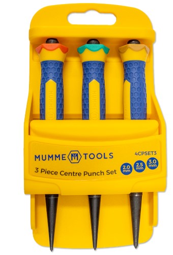 Mumme Nail Punch Set Of 3 (0.8, 1.5, 2.5mm) 4NPSET3 Nail Punch Mumme