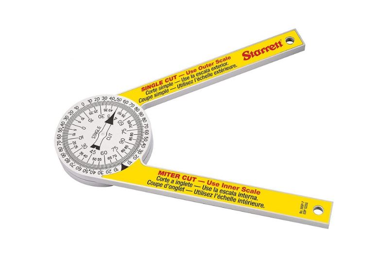 Starrett Plastic Mitre Protractor 180mm 505P-7 protractor Starrett