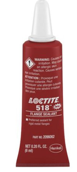 Loctite 518 Gasket Maker Aluminium 6ml Tube 518-006ML/LOCTITE Abrasive Loctite