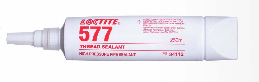 Loctite 577 Thread Sealant Medium Strength High Pressure 250ml Tube 577-250ML/LOCTITE Sealant Loctite