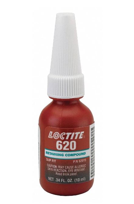 Loctite 620 Retaining Compound High Strength 10ml 620-010ML/LOCTITE Adhesive Loctite