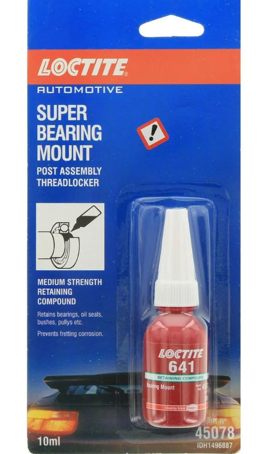 Loctite 641 Retaining Compound Medium Strength 10ml Bottle 641-010ML/LOCTITE Adhesive Loctite